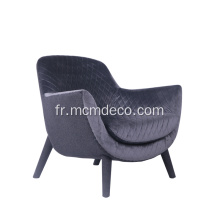 Réplique de chaise de chaise de tissu Mad Queen Mad Queen